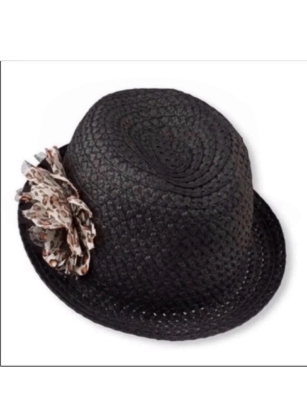 🌸The Children’s Place Girls Youth Size Medium (7-8) Brown Straw Hat